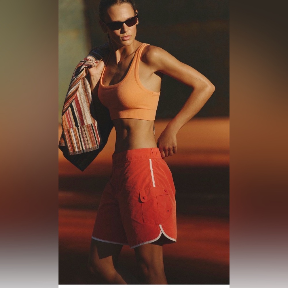 Free People FP Movement crystal waters board shorts size M NWT